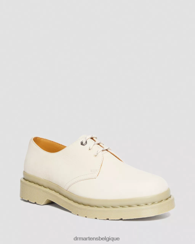 chaussure être Dr. Martens femmes Chaussures richelieu en cuir nubuck mono-fraisé 1461 parchemin beige fraisé nubuck wp 6RFZX0304