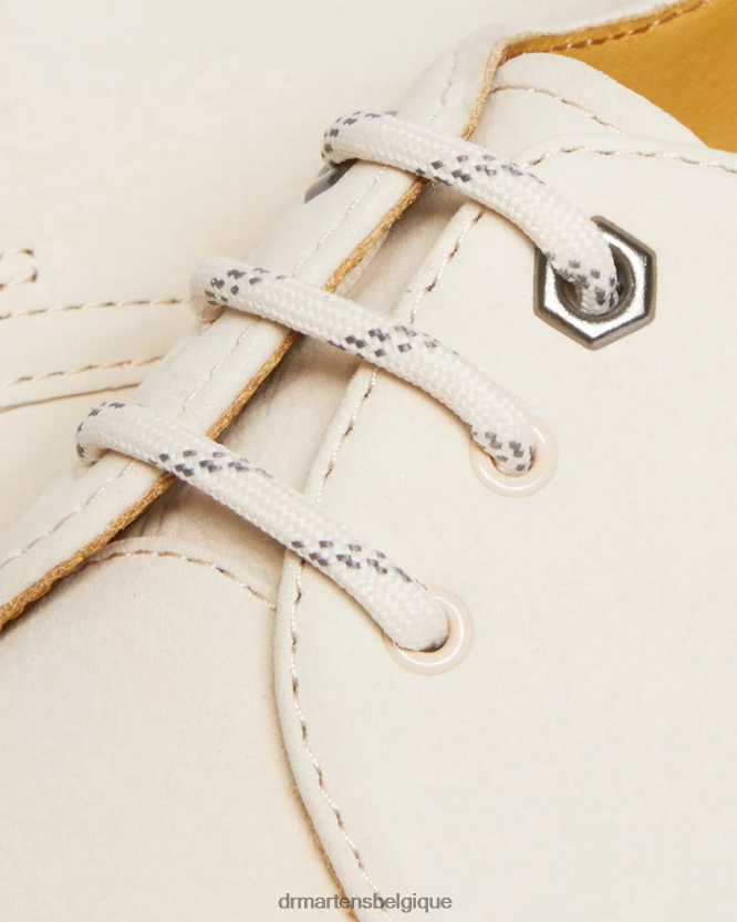 chaussure être Dr. Martens femmes Chaussures richelieu en cuir nubuck mono-fraisé 1461 parchemin beige fraisé nubuck wp 6RFZX0304