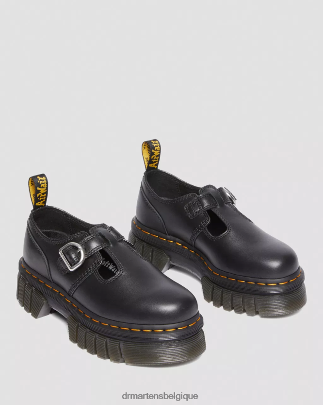 chaussure être Dr. Martens femmes chaussures mary jane à plateforme nappa lux audrick nappa lux noir 6RFZX0228