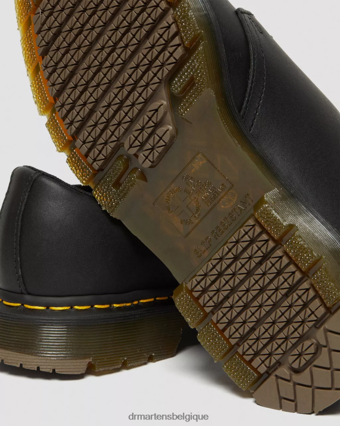 chaussure être Dr. Martens femmes 1461 chaussures richelieu en cuir antidérapantes noir industriel pleine fleur 6RFZX0297