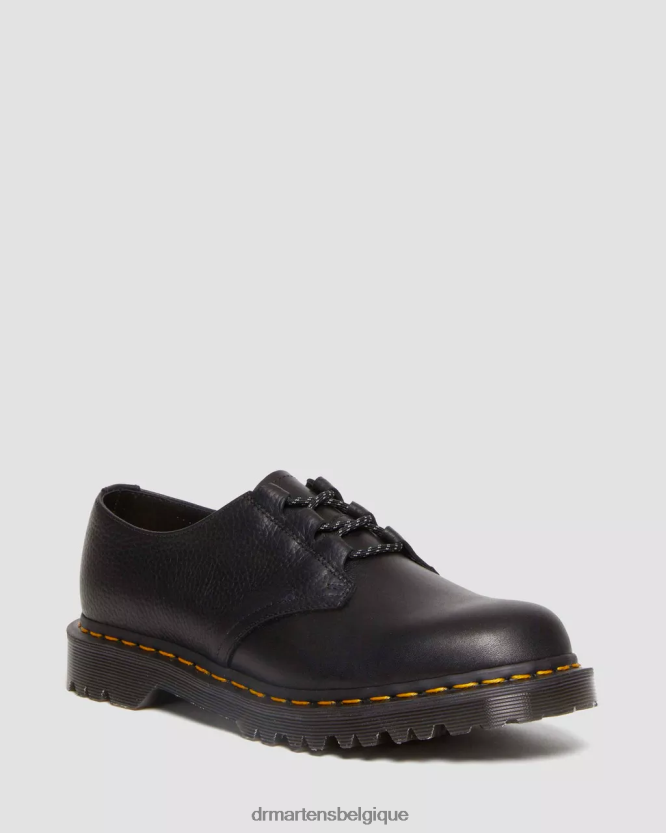 chaussure être Dr. Martens femmes 1461 fabriqués en Angleterre - Richelieus en cuir Ghillie Sechura et Atacama noirs 6RFZX0316