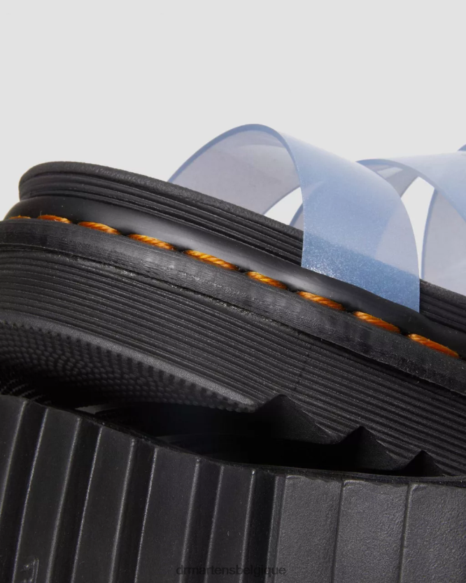 chaussure être Dr. Martens femmes Blaire Jelly - Sandales à brides pailletées Pise bleue zen 6RFZX0353