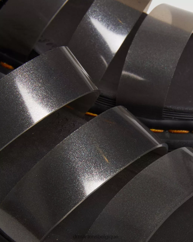 chaussure être Dr. Martens femmes Blaire Jelly - Sandales à brides pailletées Pise noire 6RFZX0351