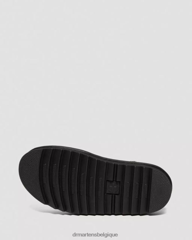 chaussure être Dr. Martens femmes sandales à brides en cuir Blaire Pisa parchemin beige pise 6RFZX0275