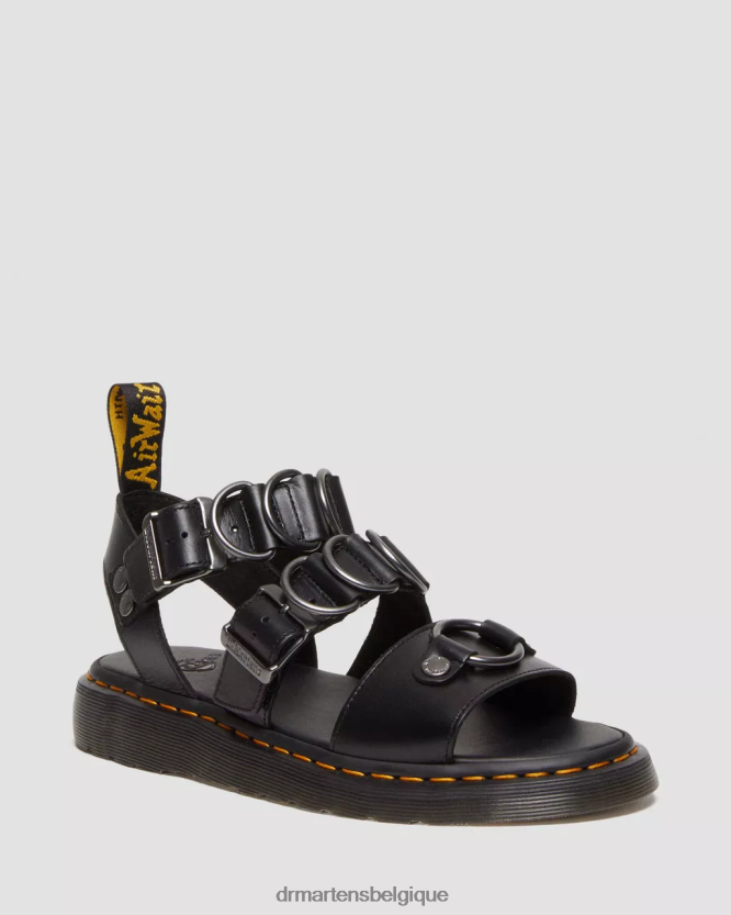 chaussure être Dr. Martens femmes sandales à brides en cuir Gryphon Alternative Brando brando noir 6RFZX0357