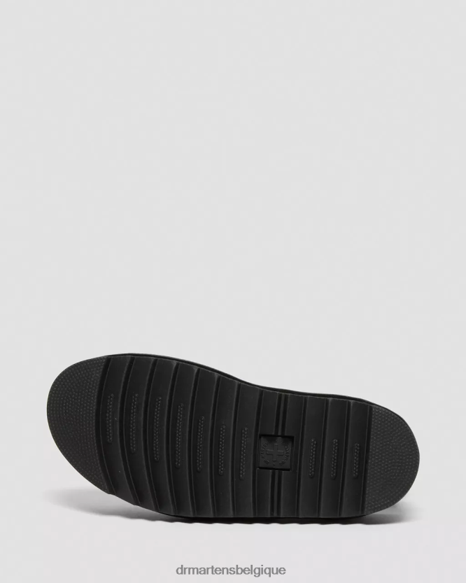 chaussure être Dr. Martens femmes sandales spartiates végétaliennes Blaire Felix Félix noir déteint 6RFZX0248