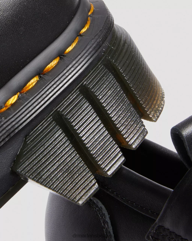 chaussure être Dr. Martens femmes mocassins plateforme audrick nappa lux nappa lux noir 6RFZX0369