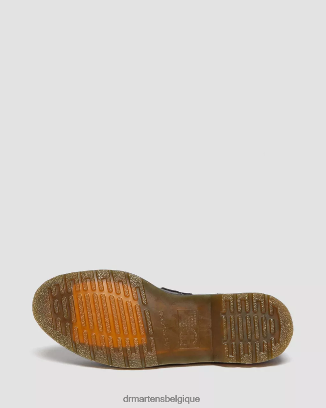 chaussure être Dr. Martens femmes mocassins végétaliens à pampilles adrian felix Félix noir déteint 6RFZX0376