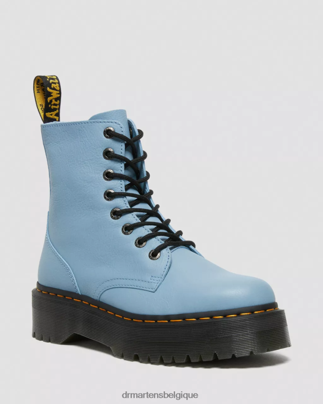 chaussure être Dr. Martens Hommes bottes jadon plates-formes en cuir pisa Pise bleue 6RFZX0130