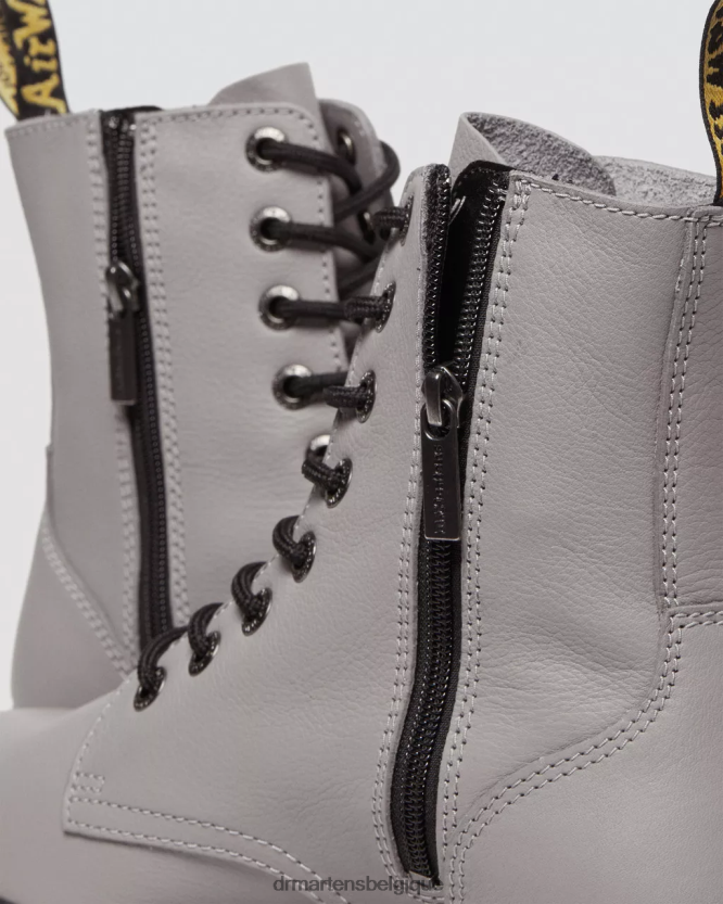 chaussure être Dr. Martens Hommes bottes jadon plates-formes en cuir pisa Pise grise 6RFZX0187