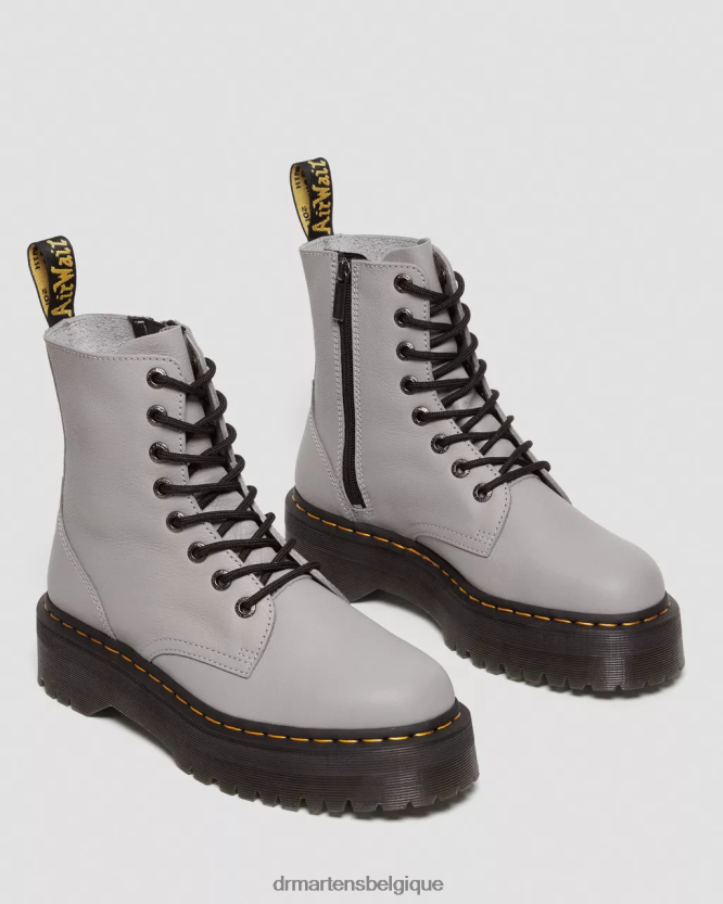 chaussure être Dr. Martens Hommes bottes jadon plates-formes en cuir pisa Pise grise 6RFZX0187