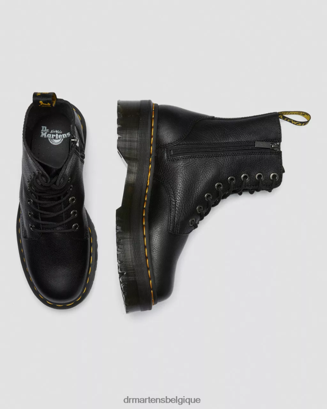 chaussure être Dr. Martens Hommes bottes jadon plates-formes en cuir pisa Pise noire 6RFZX013