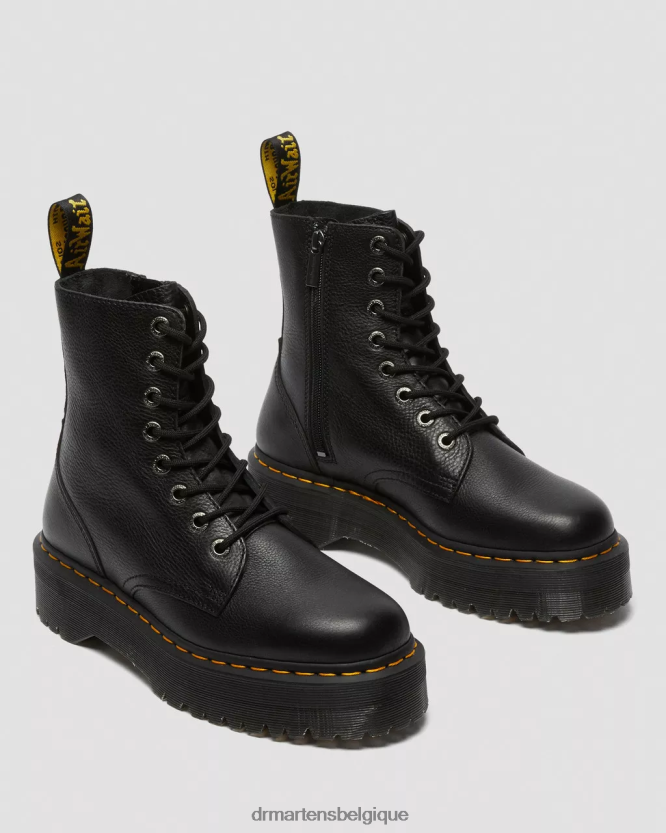 chaussure être Dr. Martens Hommes bottes jadon plates-formes en cuir pisa Pise noire 6RFZX013