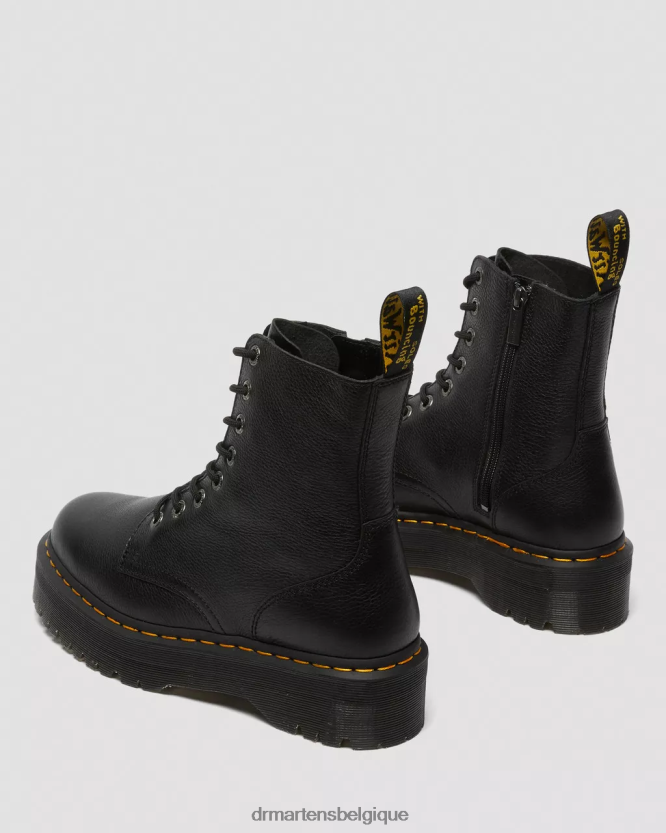 chaussure être Dr. Martens Hommes bottes jadon plates-formes en cuir pisa Pise noire 6RFZX013