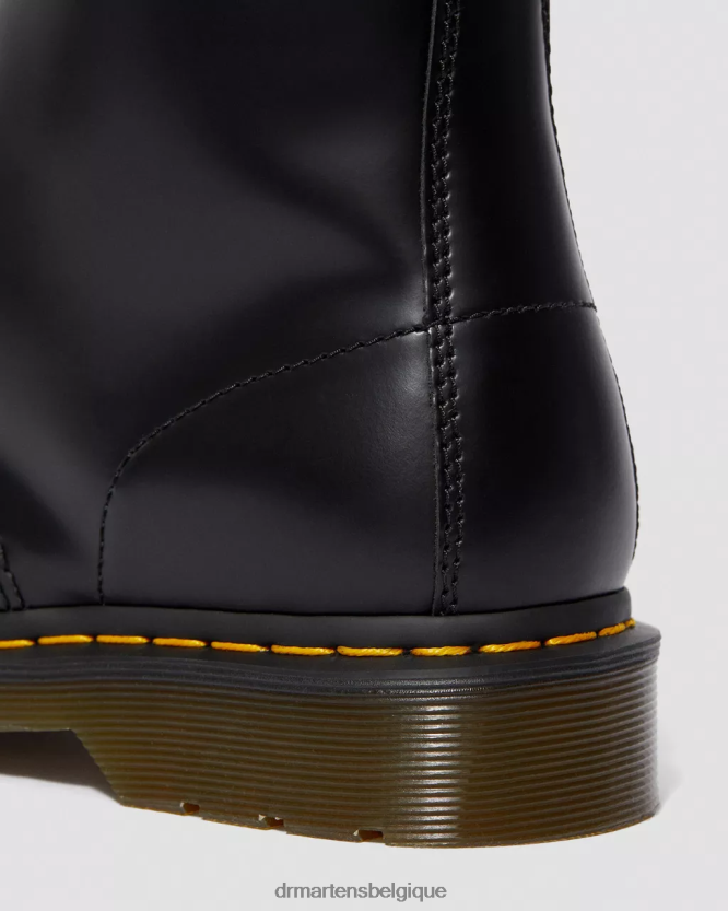 chaussure être Dr. Martens Hommes Bottes hautes en cuir lisse 1914 noir lisse 6RFZX0365
