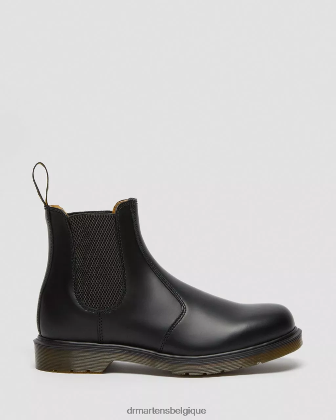 chaussure être Dr. Martens Hommes Bottines chelsea en cuir lisse 2976 noir lisse 6RFZX03