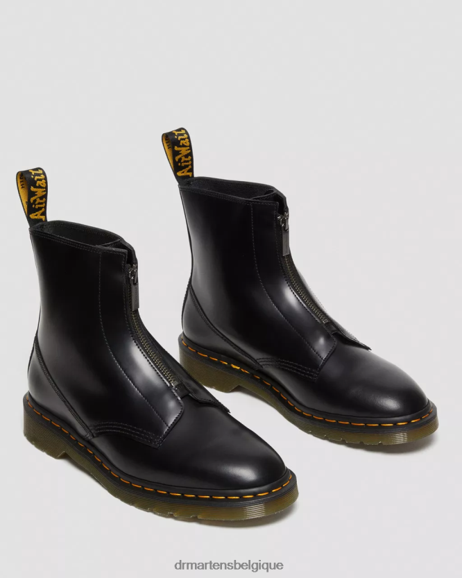 chaussure être Dr. Martens Hommes bottes cabbott lisses noir poli lisse 6RFZX0387