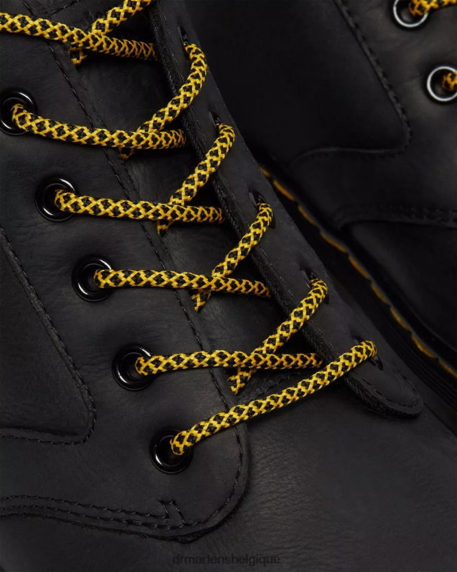 chaussure être Dr. Martens Hommes bottes décontractées en cuir bonny Wyoming noir 6RFZX078