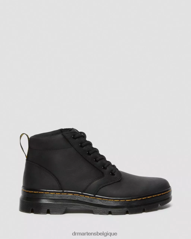 chaussure être Dr. Martens Hommes bottes décontractées en cuir bonny Wyoming noir 6RFZX078
