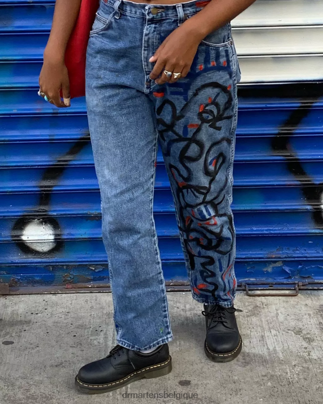 chaussure être Dr. Martens Hommes Chaussures décontractées en cuir nappa 8053 nappa noir 6RFZX0291