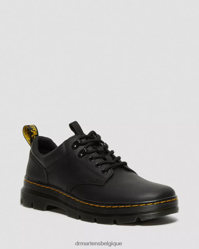 chaussure être Dr. Martens Hommes Reeder Wyoming chaussures utilitaires en cuir Wyoming noir 6RFZX0390