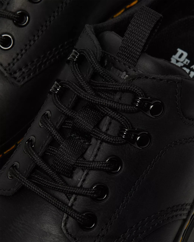 chaussure être Dr. Martens Hommes Reeder Wyoming chaussures utilitaires en cuir Wyoming noir 6RFZX0390