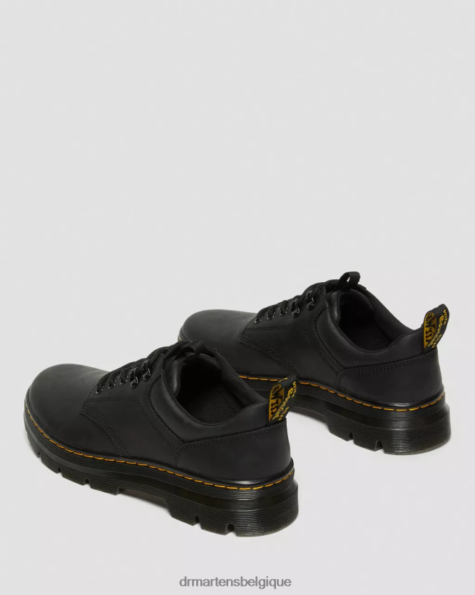 chaussure être Dr. Martens Hommes Reeder Wyoming chaussures utilitaires en cuir Wyoming noir 6RFZX0390
