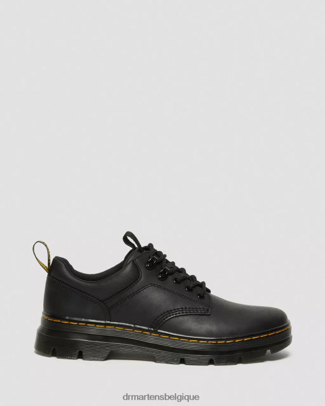 chaussure être Dr. Martens Hommes Reeder Wyoming chaussures utilitaires en cuir Wyoming noir 6RFZX0390