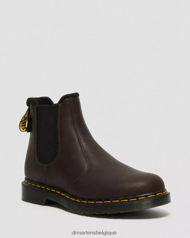 chaussure être Dr. Martens unisexe Bottines chelsea en cuir Warmwair 2976 valeur brun foncé wp 6RFZX071