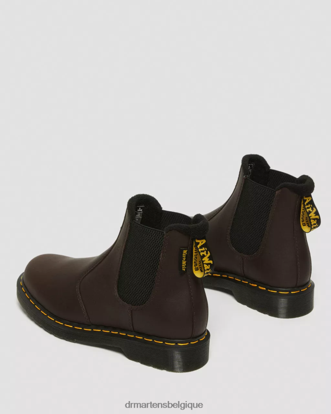 chaussure être Dr. Martens unisexe Bottines chelsea en cuir Warmwair 2976 valeur brun foncé wp 6RFZX071