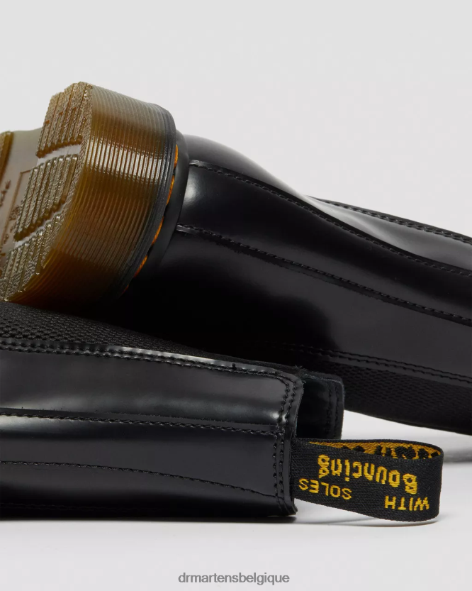 chaussure être Dr. Martens unisexe Bottines chelsea en cuir lisse 2976 hi noir lisse 6RFZX0109