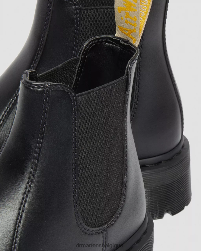chaussure être Dr. Martens unisexe bottes chelsea à plateforme véganes 2976 felix Félix noir déteint 6RFZX09