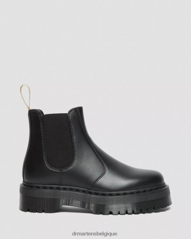 chaussure être Dr. Martens unisexe bottes chelsea à plateforme véganes 2976 felix Félix noir déteint 6RFZX09