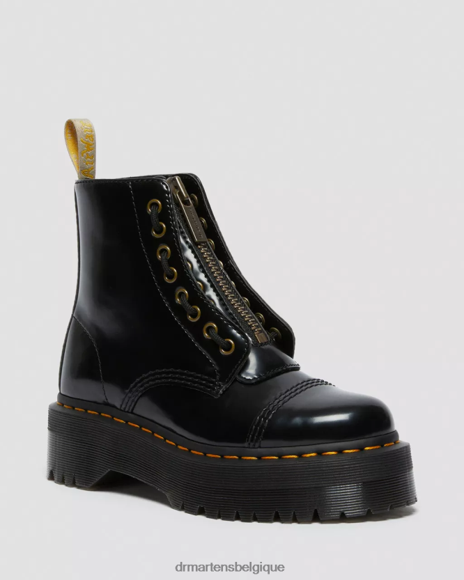 chaussure être Dr. Martens unisexe bottes végétaliennes à plateforme sinclair richelieu noir 6RFZX051