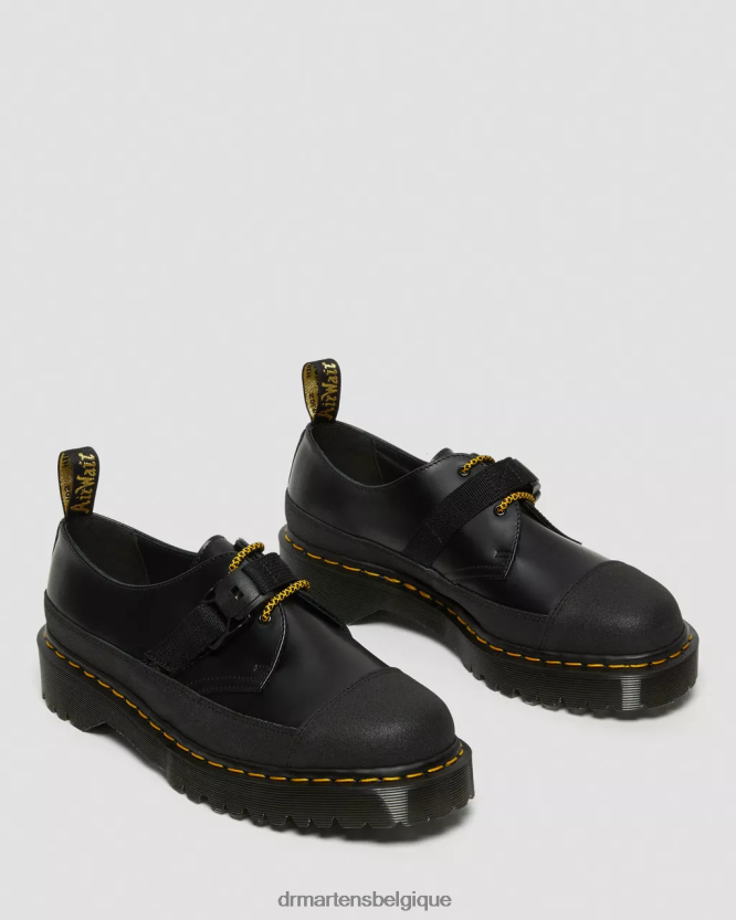 chaussure être Dr. Martens unisexe 1461 made in England chaussures richelieu en cuir lisse bex tech noir lisse & double original 6RFZX0240