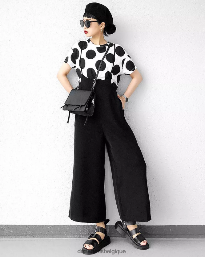 chaussure être Dr. Martens unisexe sandales spartiates en cuir gryphon brando brando noir 6RFZX0348